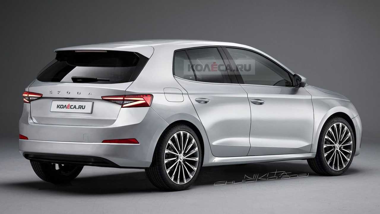 Skoda Fabia 2021, render