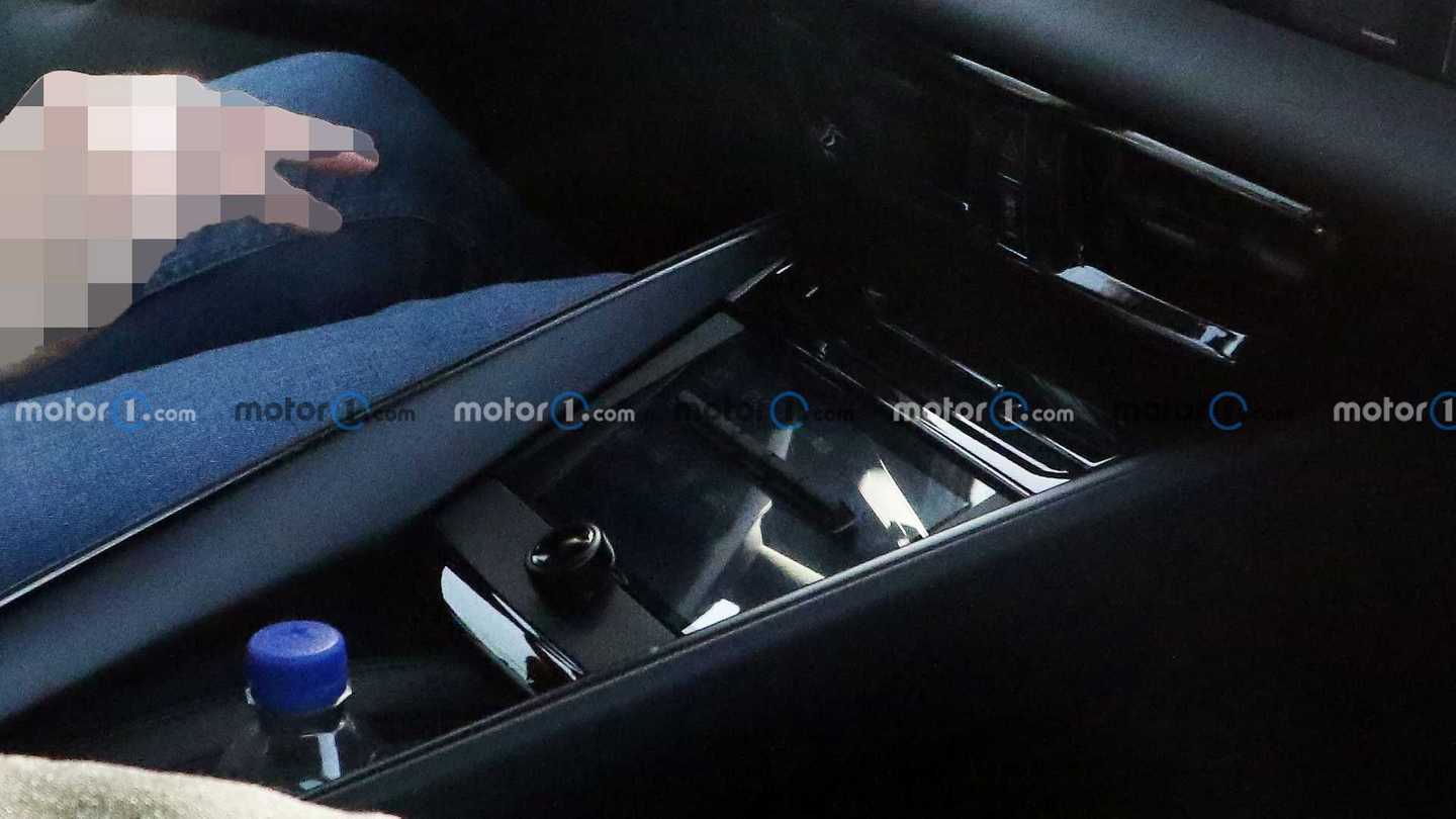 Porsche Macan EV Spy Shots Center Console