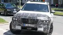 2023 BMW X7 facelift spied with split headlights