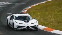 Bugatti Centodieci et Bugatti Chiron Super Sport 300+ au Nordschleife