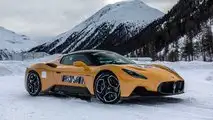 Maserati MC20, i test sulla neve a Livigno