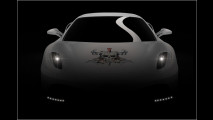 Ferrari mit Totenkopf
