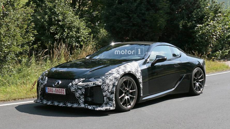 Lexus LC F spy photo