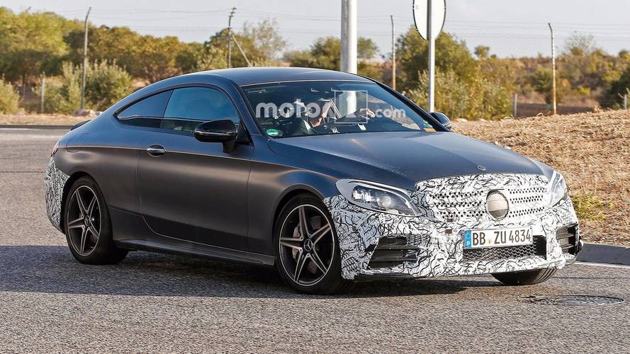 Mercedes-AMG C43 Coupe Refresh Spy Shot
