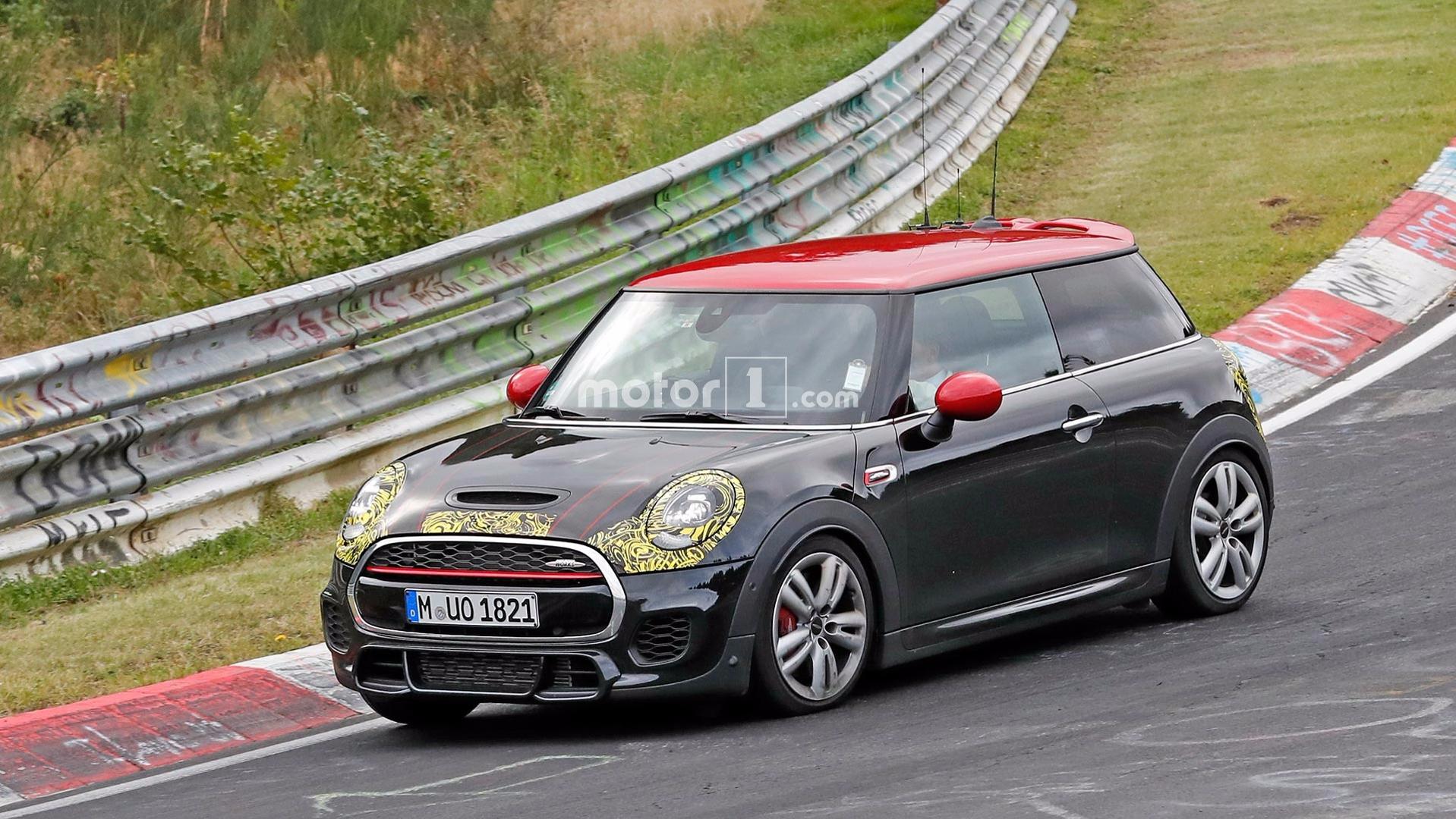Mini Spied Running Refreshed Cooper Jcw At The Nürburgring
