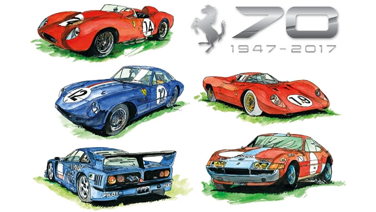 Ferrari au Chantilly Arts et élégance 2017