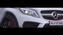 Mercedes GLA 45 AMG concept teaser image 19.11.2013