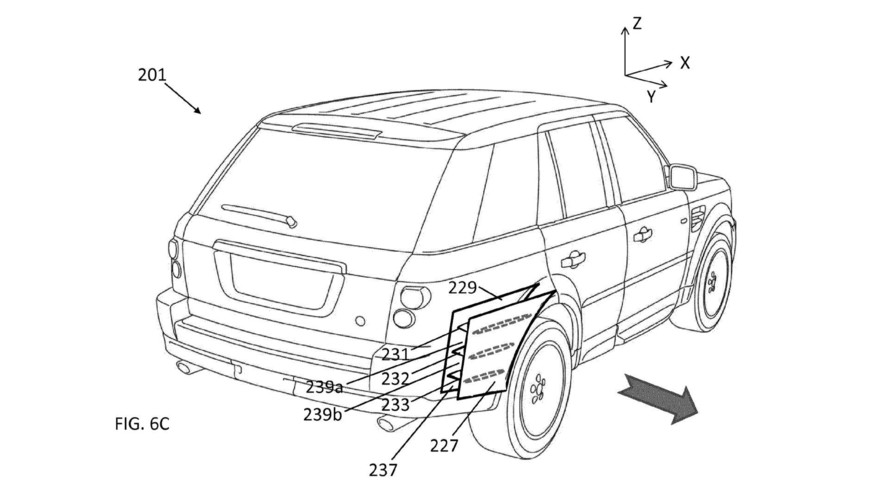 Jaguar Land Rover Aero Patent
