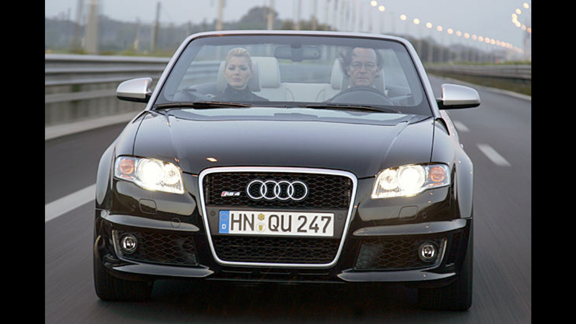 Audi Rs4 Cabriolet Oben Ohne Und H 246 Llisch Schnell