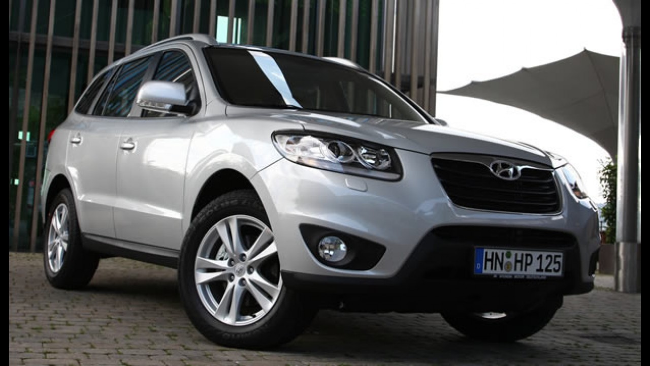 Reestilizado: Hyundai Santa Fé 2010 chega ao Chile com preço equivalente a R$ 47 mil