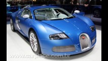 Bugatti Veyron Bleu Centenaire 2009 - Sim! Ele tem 1.400cv e atinge 439 km/h! 