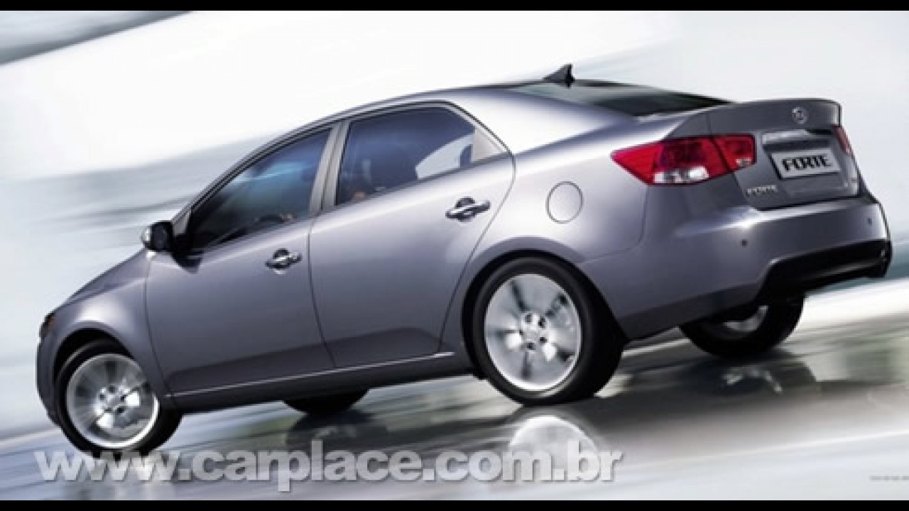 Kia Forte será vendido no Brasil - Novo sedan estará no Salão de São Paulo