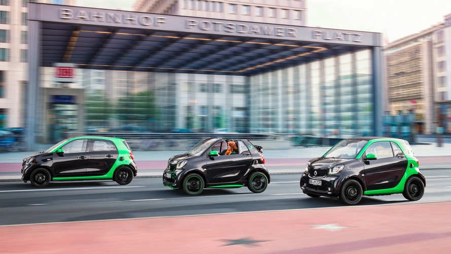 2017 Smart fortwo and forfour electric drive family