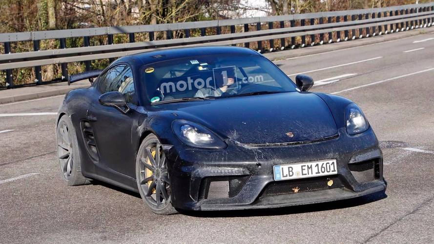 Porsche 718 Cayman GT4 2018 Fotos Espía