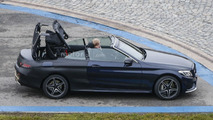 Mercedes C-Class Convertible spy photo