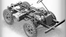 Telaio Unimog con motore diesel dal 1949