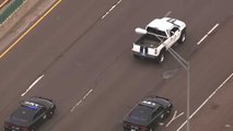 Truck Rollover During Police Chase