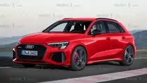 Rendering esclusivi per Audi RS 3 Sportback Motor1
