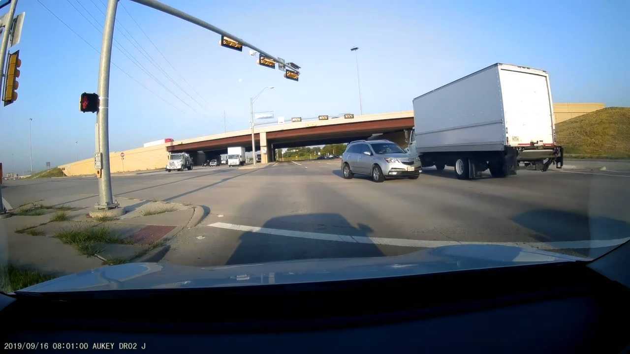 TeslaCam Shows What Can Happen When A Truck Blows A Red Light