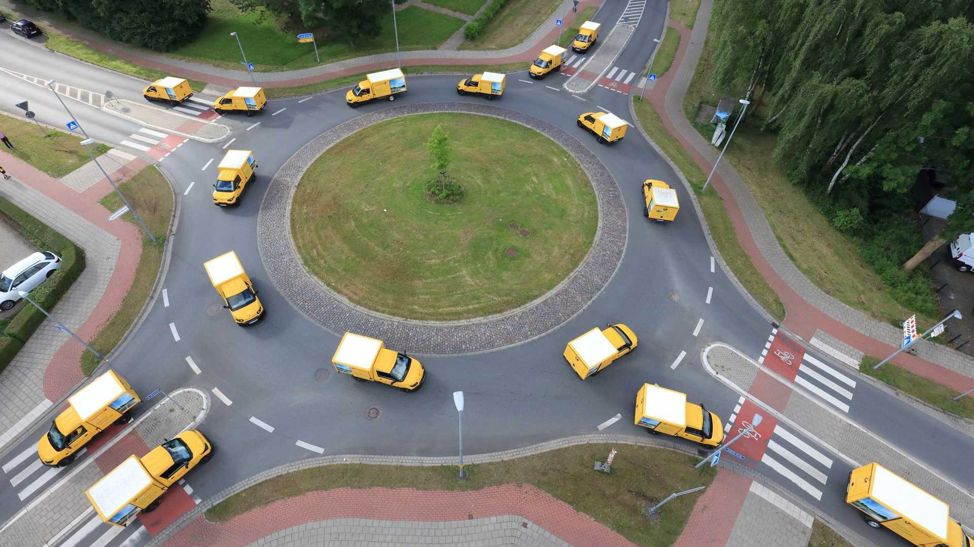 Deutsche Post DHL EV fleet