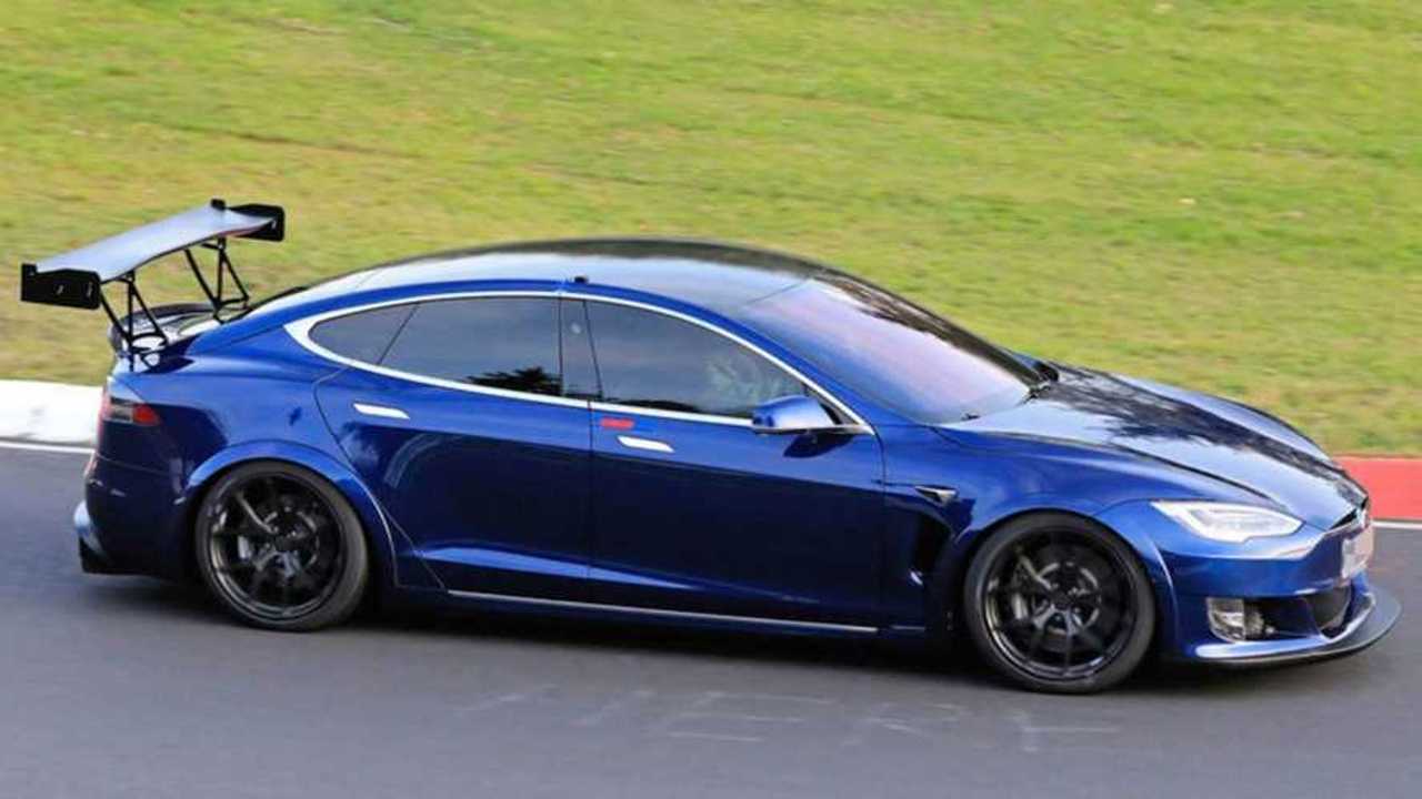 Tesla Model S Nurburgring Spy Photos