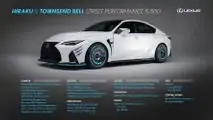 Lexus IS 500 elaborata da Hiraku e Townsend Bell