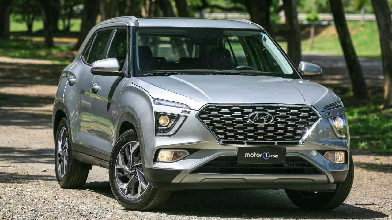 Dianteira do Hyundai Creta Platinum 1.0T 2022