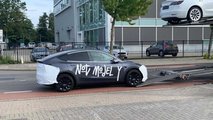 La Tesla Model Y a MIlano