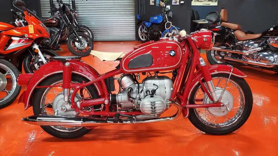 You Might Miss This Red Triple Number-Matched BMW R50 from 1957