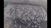 Cina, il più grande ingorgo stradale al mondo
