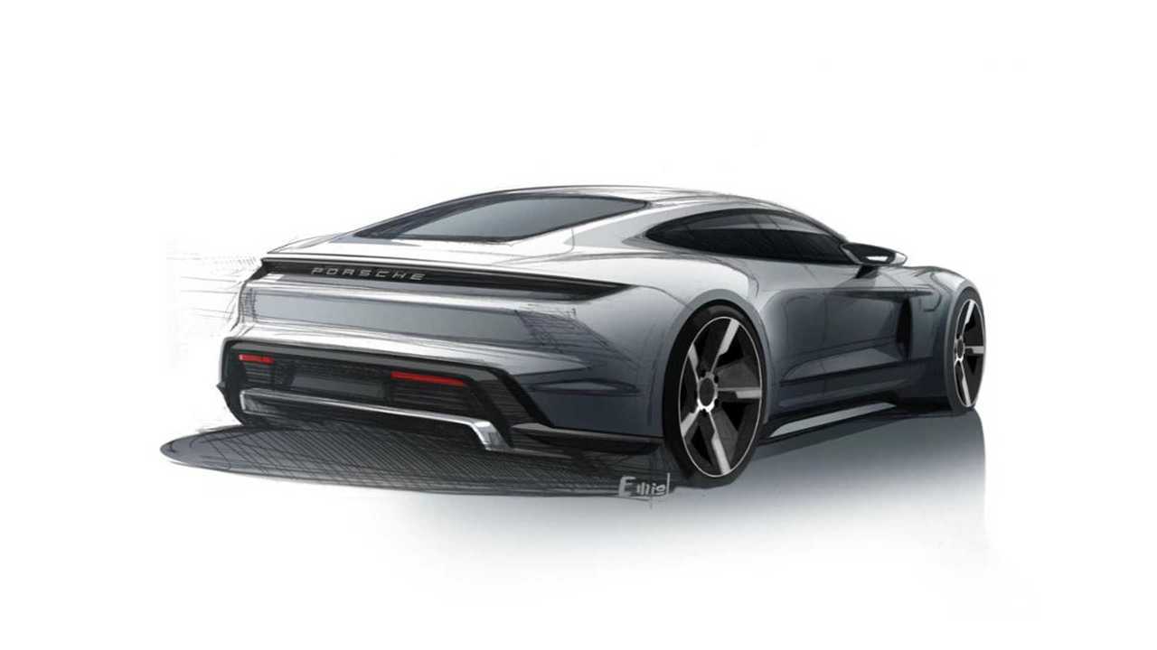 Porsche Taycan croquis