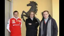 Eric Clapton con la Scuderia Ferrari