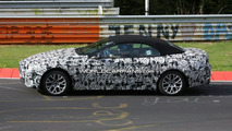 BMW 6 Series convertible spy photo at Nurburgring