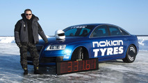Nokian tires Audi RS6 sets ice speed world record 06.03.2011
