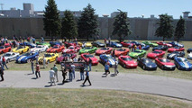 Viper Clubs gathered, Conner Avenue Assembly Plant, Detroit, Michigan, 1 01.07.2010