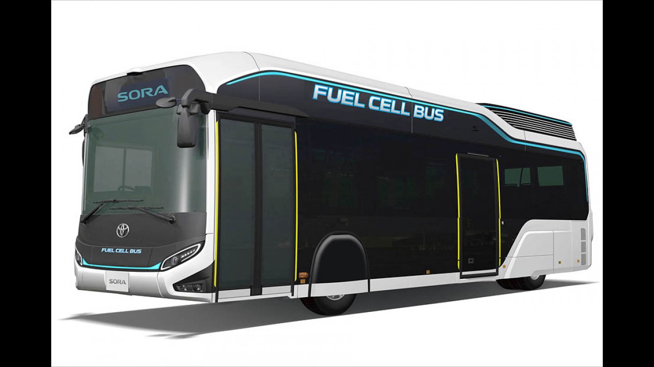 Toyotas Brennstoffzellen-Bus Sora