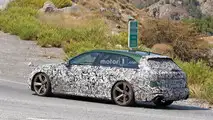 2018 Audi RS4 Avant with Sonoma Green paint spy photo