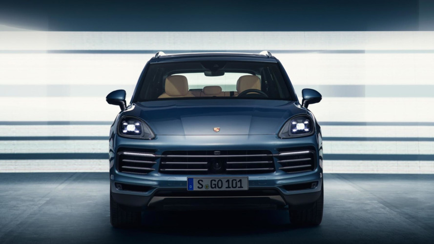2018 Porsche Cayenne leaked official image