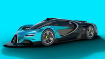 Bugatti hiper otomobil render