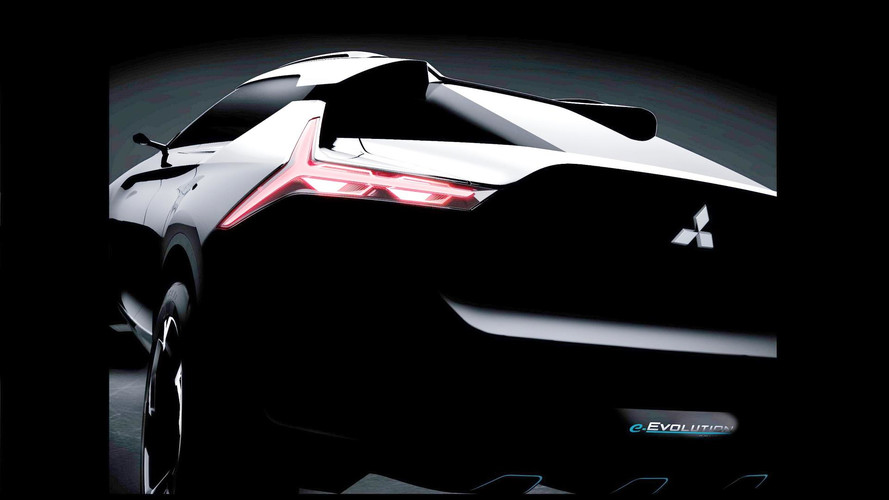 Mitsubishi e-Evolution concept teaser (modified)