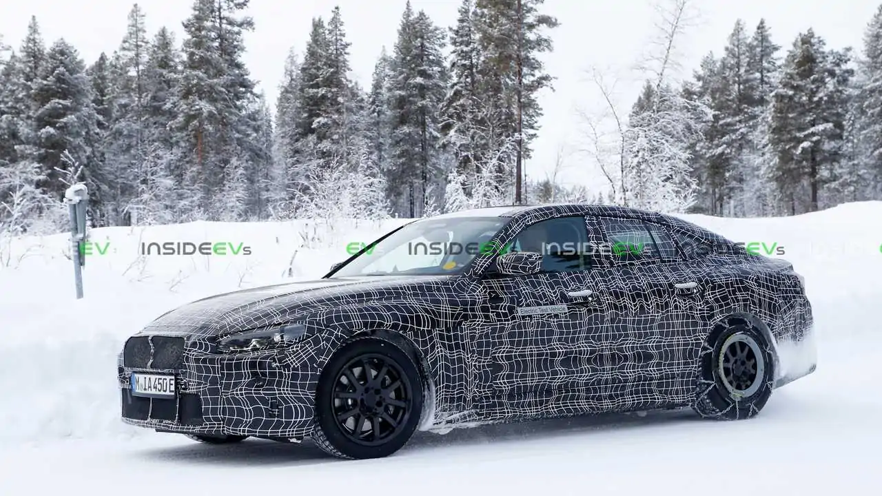 BMW i4 Caught During Cold Weather Testing: Interior Revealed BMW i4 Cold Weather Testing