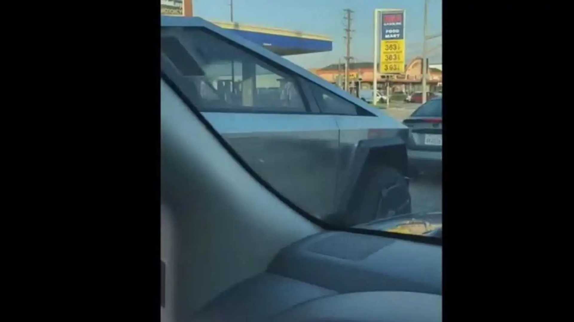 Telsa Cybertruck Up Close