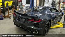 Chevy Corvette C8 Wing Comparison