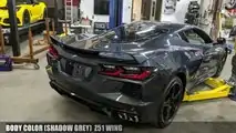Chevy Corvette C8 Wing Comparison