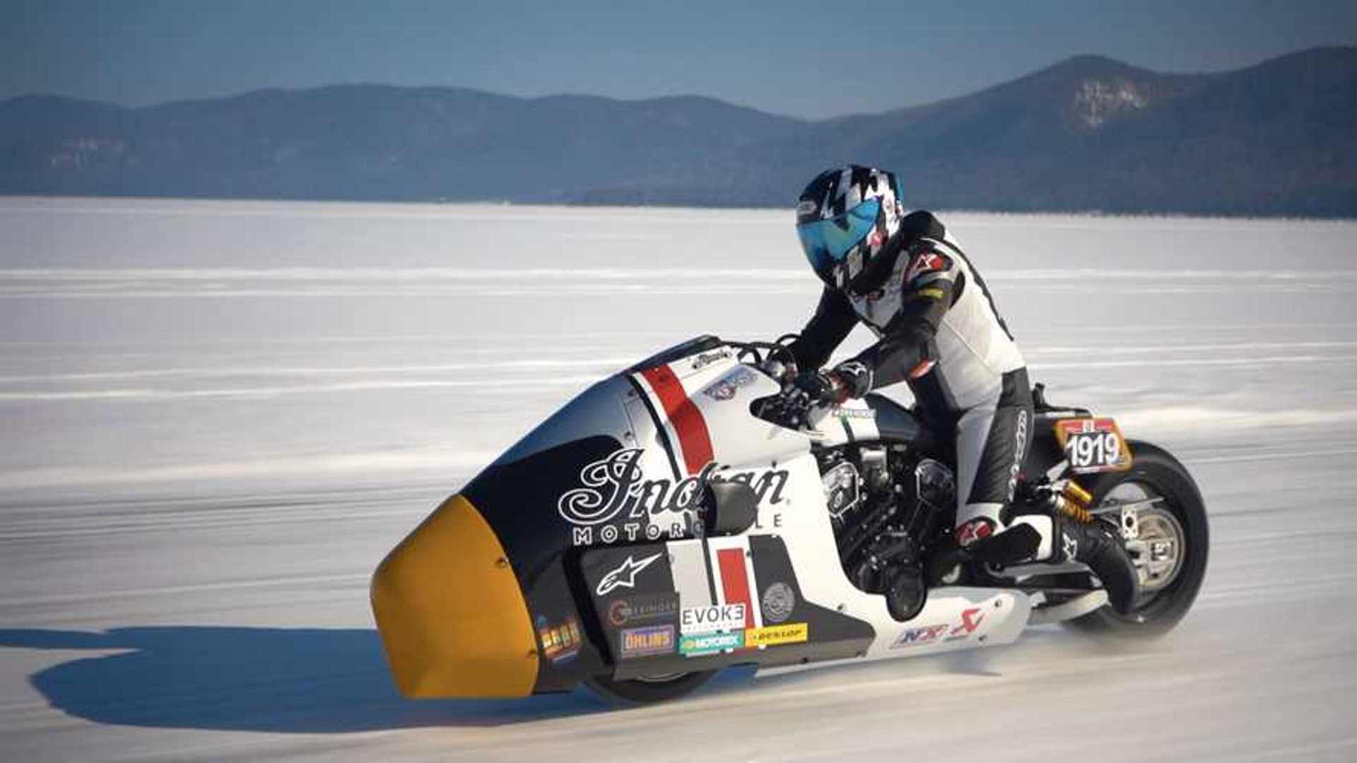 Watch Indian’s Insane Appaloosa Ice Racer Sprint Into Action