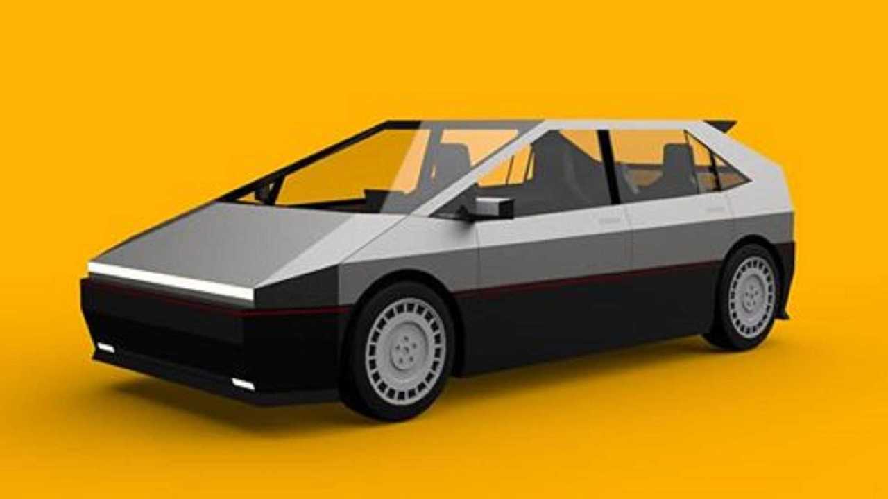 Tesla Pickup Truck Design Inspires This Edgy Cyber Hatchback