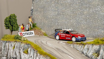 Citroen DS3 with scale rally scene