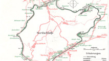 Map of the Nordschleife in 1936