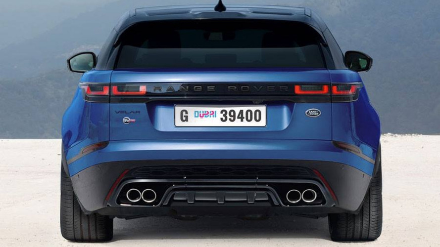 Projeção - Range Rover Velar SVR