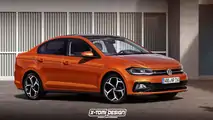 VW Polo Sedan render